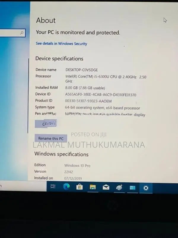 HP EliteBook 840 G3 | Core i5 6th Gen 8GB RAM