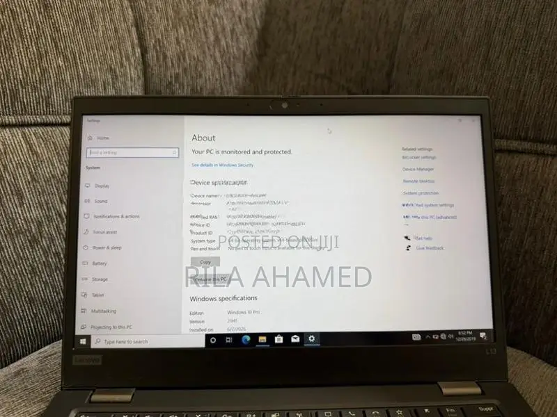 Lenova L13 i5 11th Generation 8GB / 256GB NVMe