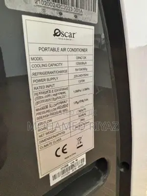 Oscar Portable Air Conditioner 12000BTU