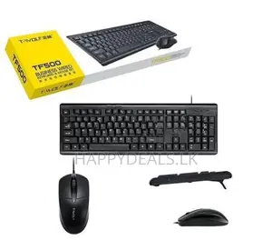 T Wolf TF 500 Wired Keyboard with Mouse