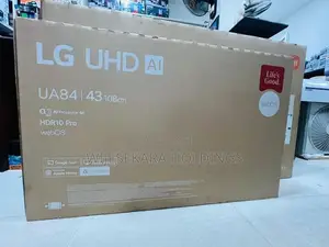 Crystal Clear LG 43" UA84 4K AI WebOS TV