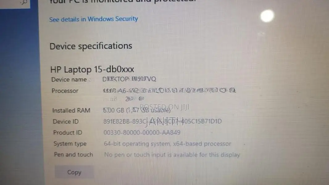 HP Notebook AMD R4 SSD 8GB Laptop