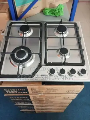 New 4-Burner Euromax Stainless steel Gas Cooker