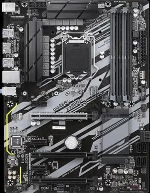Z390 4 RAM SLOTS DDR4 MOTHERBOARD USED