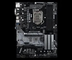 Z390 4 RAM SLOTS DDR4 MOTHERBOARD USED