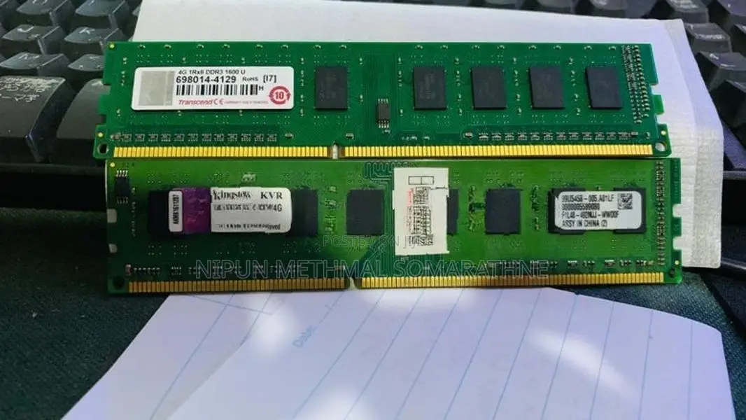 Ddr3 4GB Ram with Intel Core I3 Processor