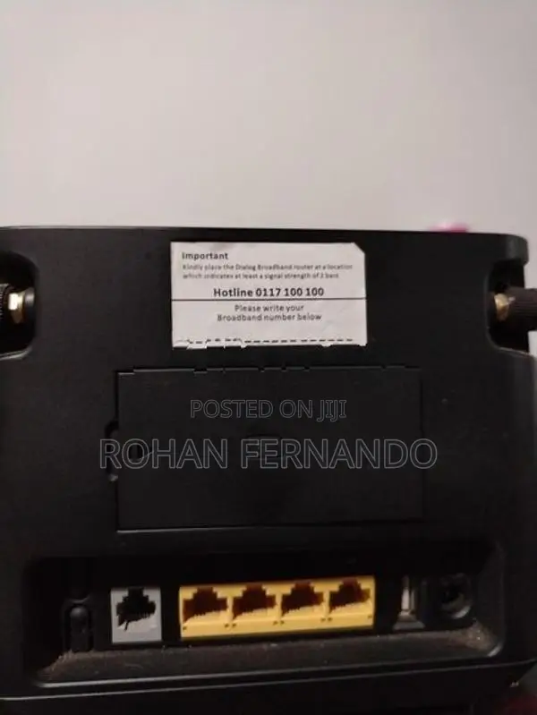 Router Dialog Broadband