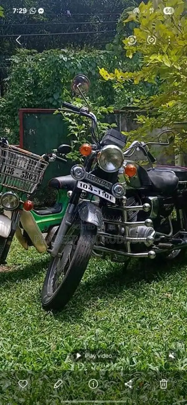 Honda Cd 125 1992 Motorbike (Used)