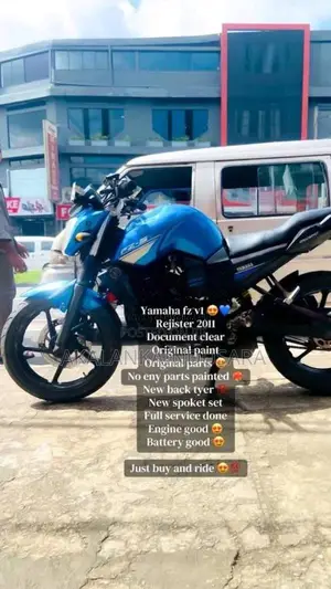 Yamaha Fz 2011 Motorbike (Used)