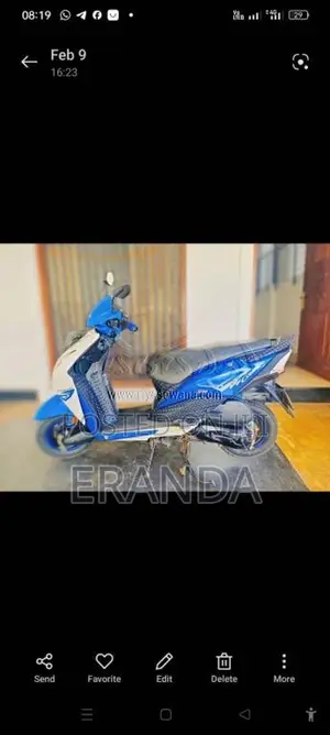Honda Dio 2016 Motorbike (Used)