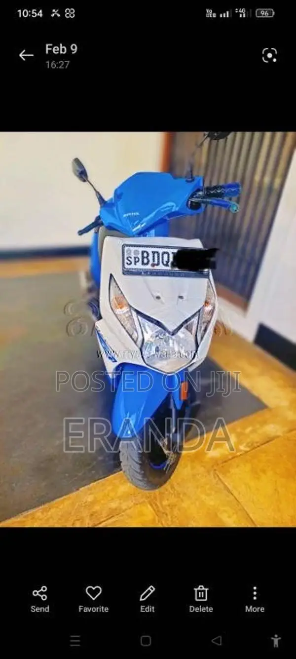 Honda Dio 2016 Motorbike (Used)