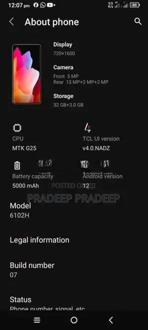 TCL 306 (Used)