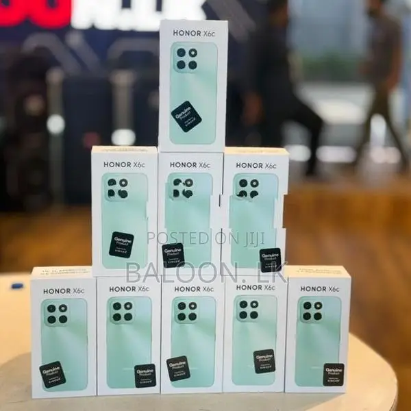 Honor X6c 4G TRCSL 6GB+256GB (Brand New)