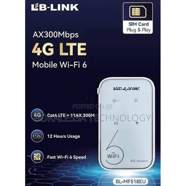 LB-LINK BL-MF518EU AX300MBPS Mobile Wifi Router