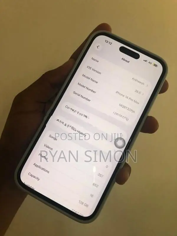Apple iPhone 14 Pro Max 128GB (Used)