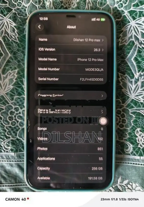 Apple iPhone 12 Pro Max (Used)
