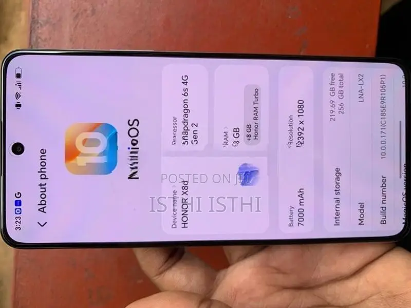 Honor X8d 8+8GB 256G (Brand New)