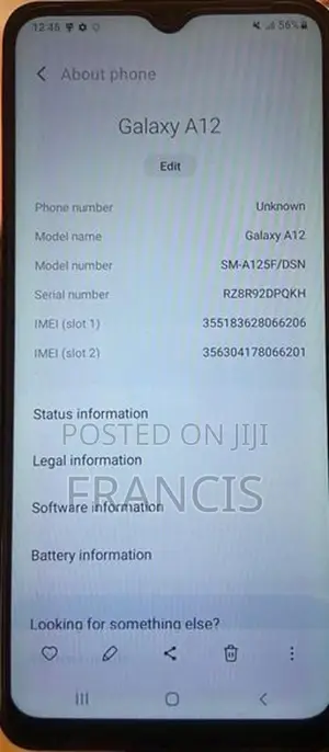 Samsung Galaxy A12 (Used)