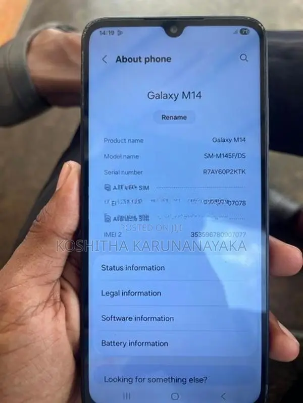 Samsung Galaxy M14 (Used)