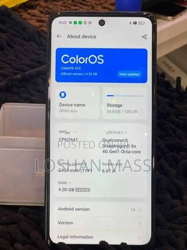 Oppo A3 x (Used)