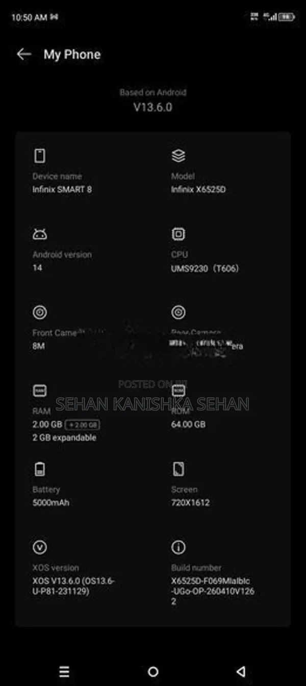 Infinix Smart 8 (Used)