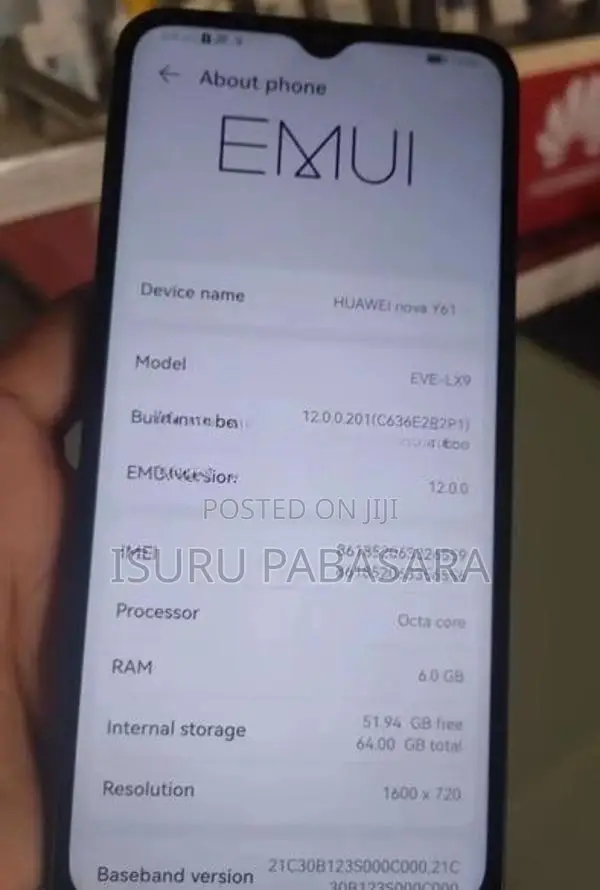 Huawei Nova Y61 (Used)
