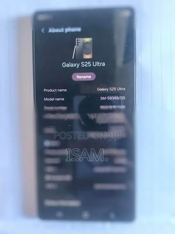 Samsung Galaxy S25 Ultra 256gb (Used)