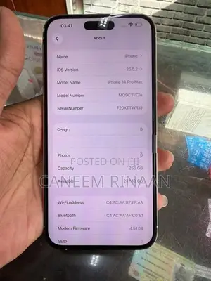 Apple iPhone 14 Pro Max 256GB (Used)