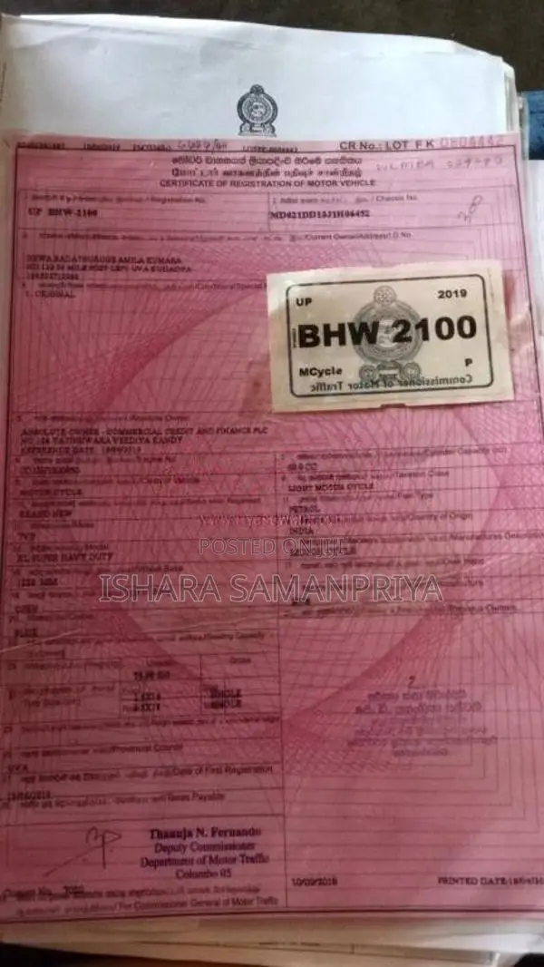TVS Xl Super 2018 Motorbike (Used)