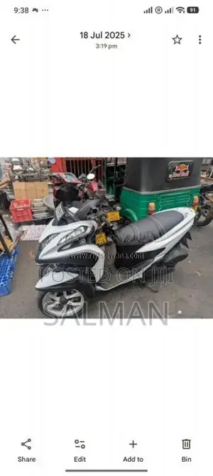 Yamaha Tricity 2018 Motorbike Unregistered (Recondition)