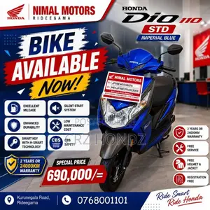 Honda Dio 2026 Motorbike Brand New