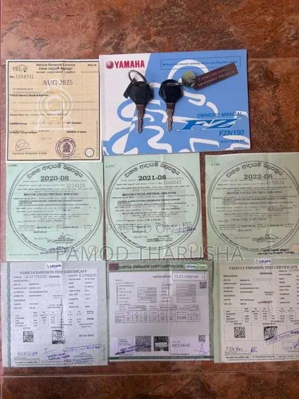 Yamaha Fz Version 3.0 2019 Motorbike (Used)