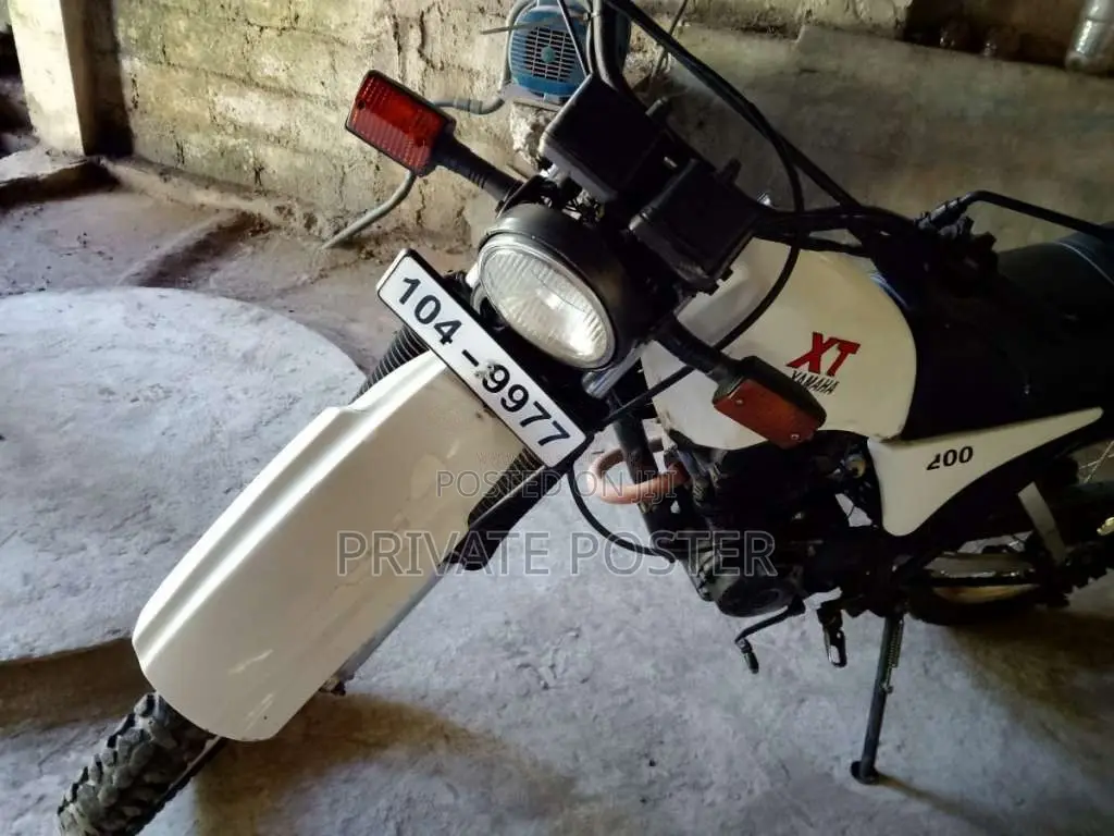 Yamaha XT200 1989 Motorbike (Used)