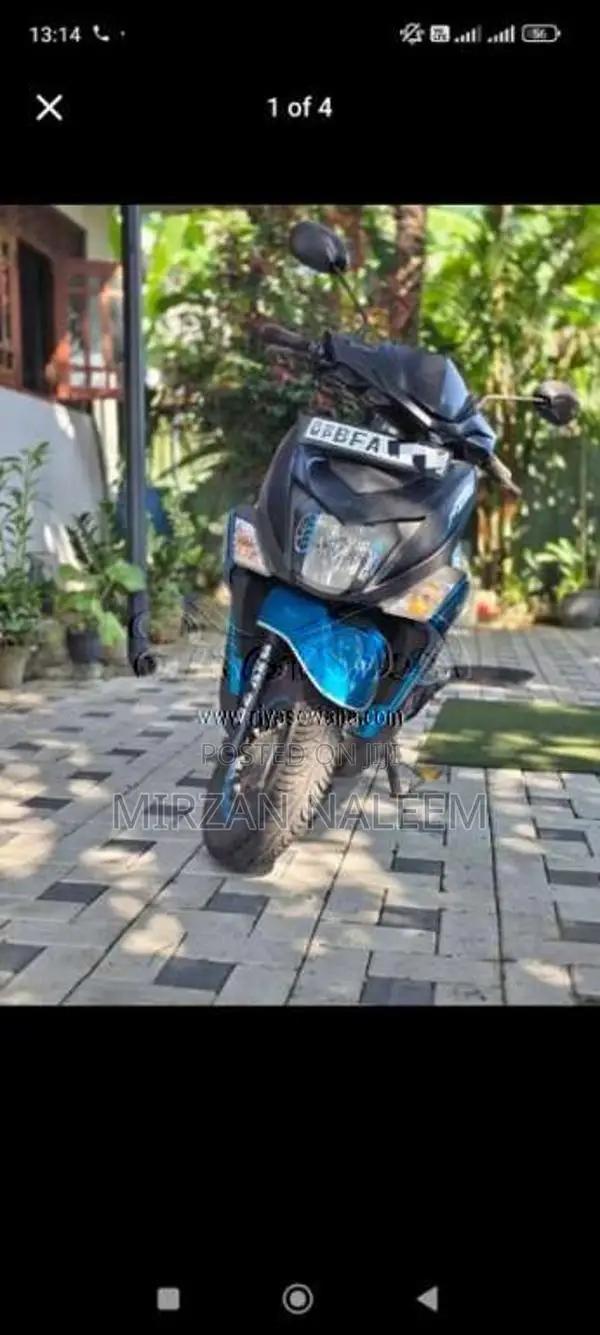 Yamaha Ray ZR 2017 motorcycle (Used)