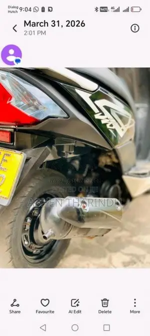 Honda Dio Het 2016 Motorbike (Used)