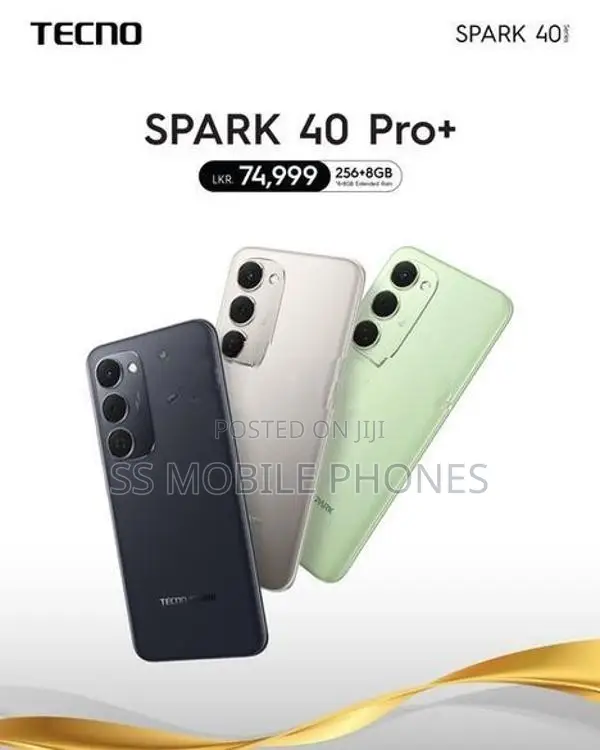 Tecno Spark 40 Pro+ 8/256GB (Brand New)