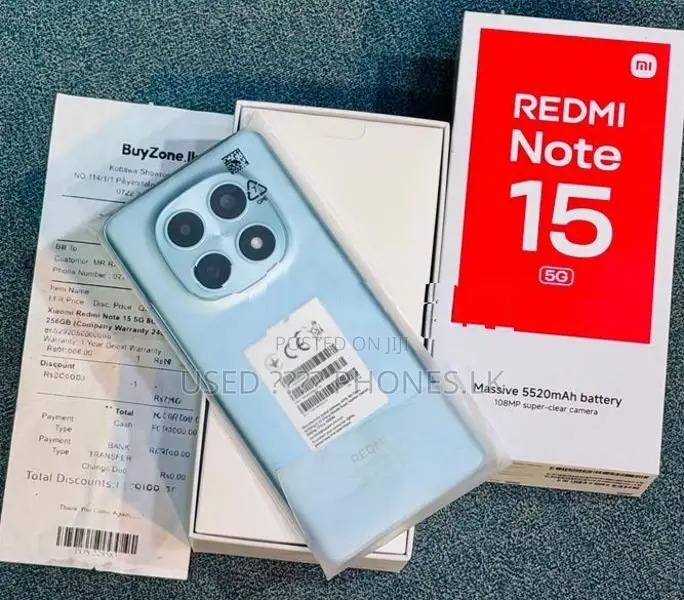 Xiaomi Redmi Note 15 5G 256GB [GENXT] (Used)