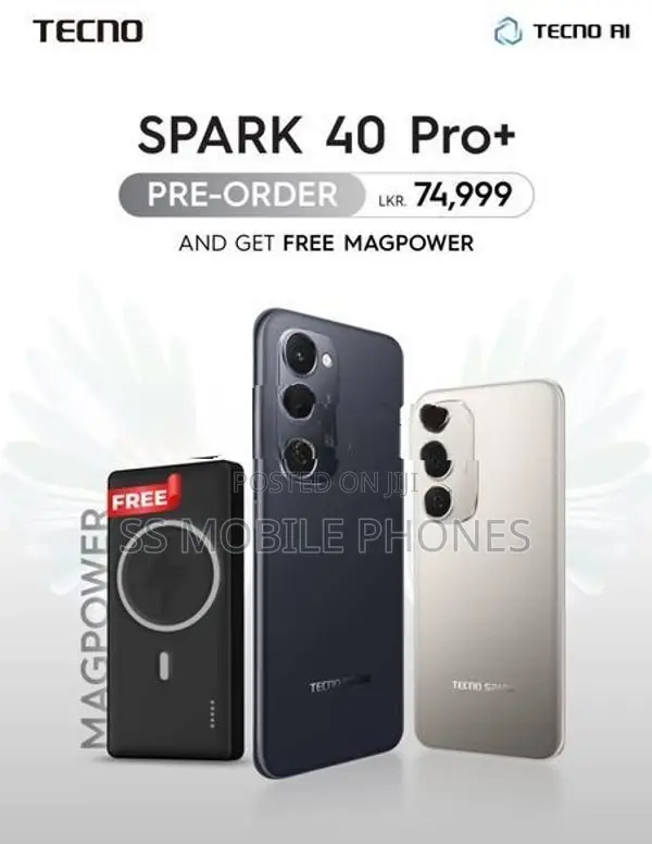 Tecno Spark 40 Pro+ 8/256GB (Brand New)