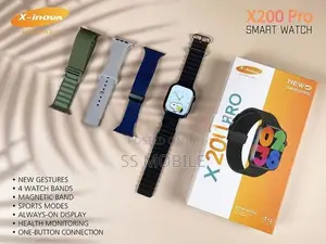 X-Inova X200 PRO Calling Amoled Watch with 3 Straps
