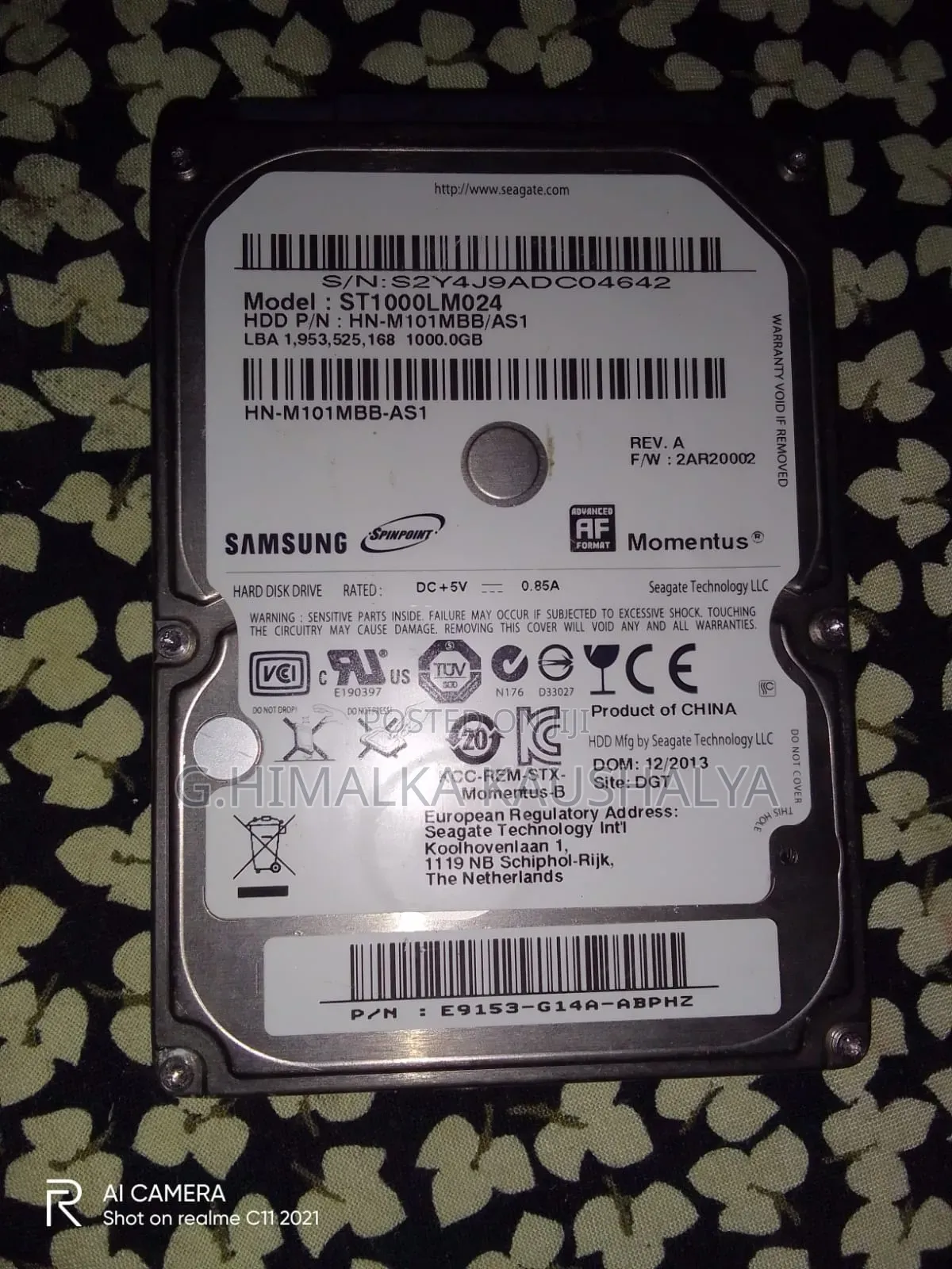 Hard Disk 1 TB