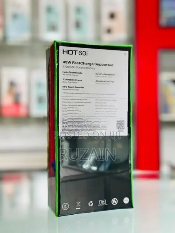 Infinix Hot 60i 16/256GB (Brand New)