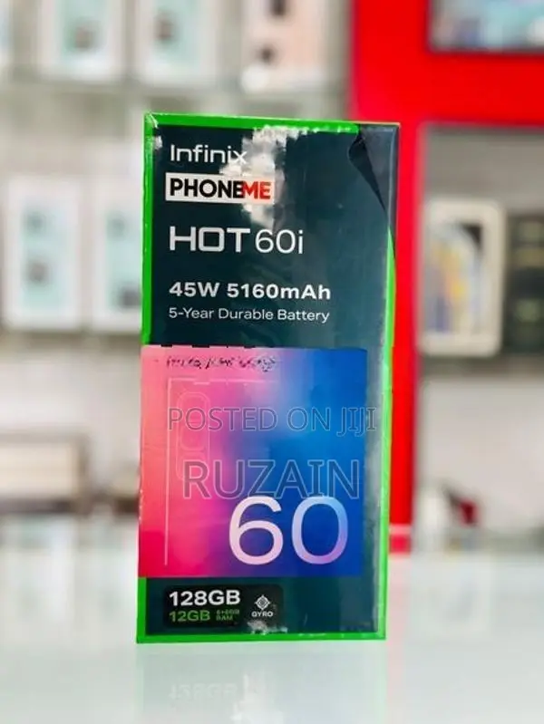 Infinix Hot 60i 12/128GB (Brand New)