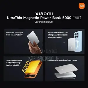 Xiaomi Ultra-Thin Magnetic Powerbank 5000 15W