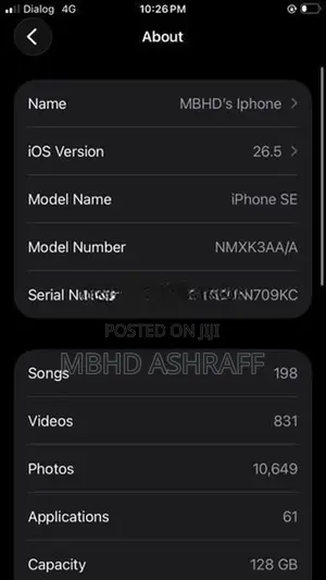 Apple iPhone SE 3 Starlight (Used)