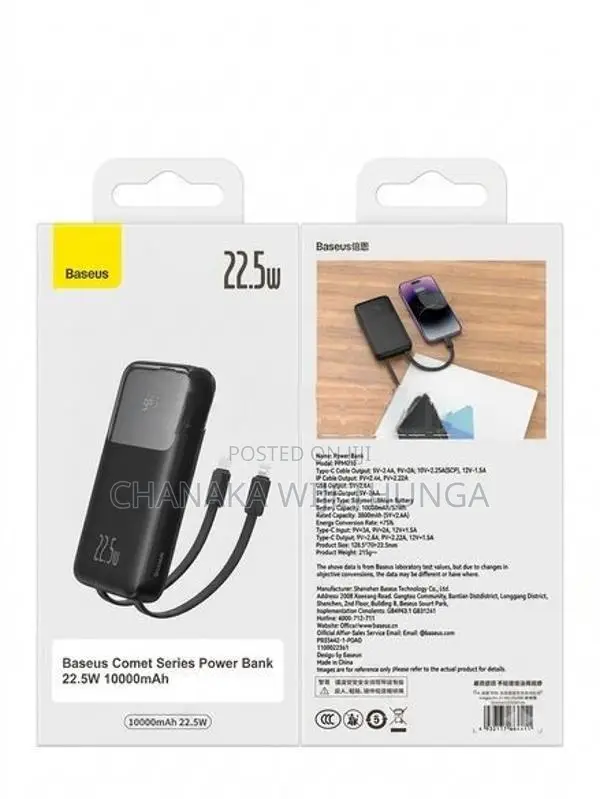 Power Bank - Baseus 22.5W 10000 MAH