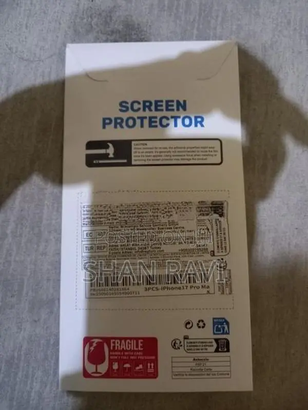 Apple iPhone 17 Pro Max Tempered Glass