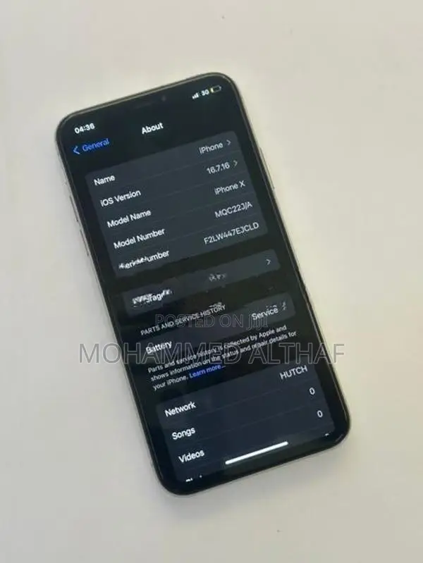 Apple iPhone X 256GB (Used)