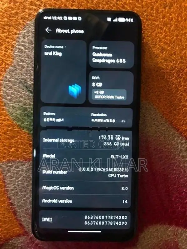 Honor X7c (Used)