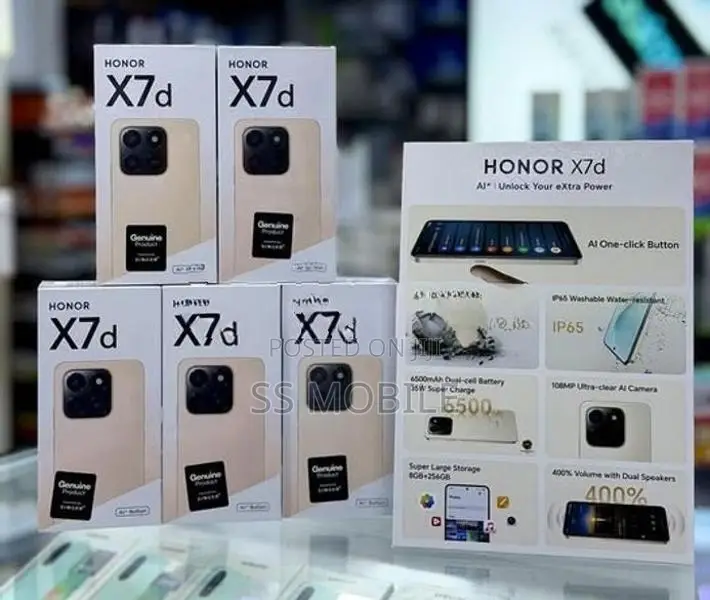 Honor X7D 8GB 256GB (Brand New)