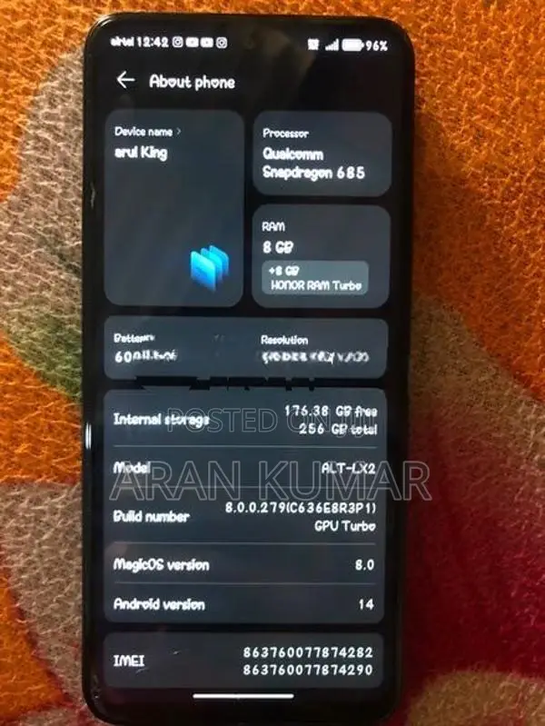 Honor X7c (Used)